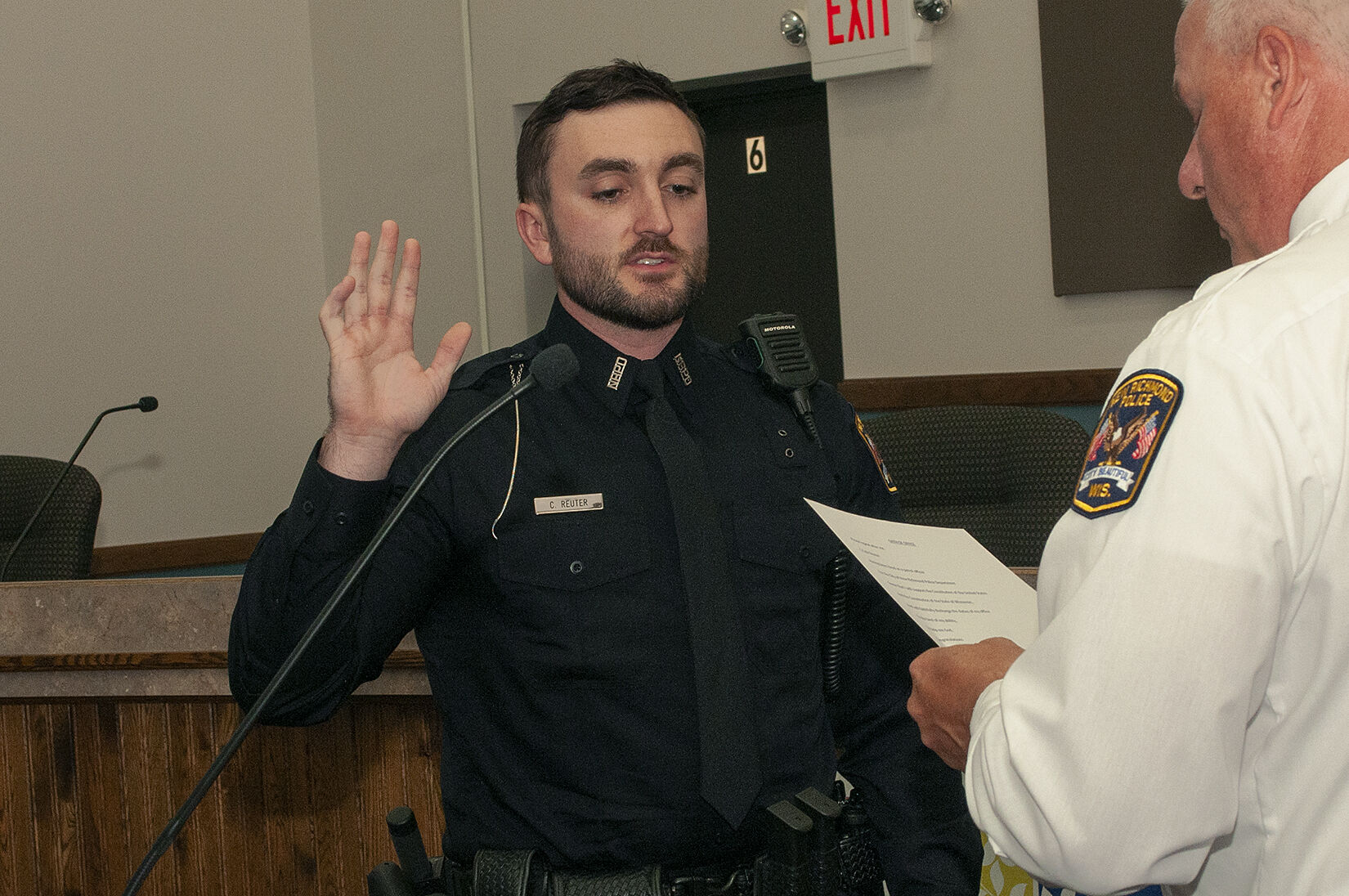 New Richmond Patrol officer Cole Reuter